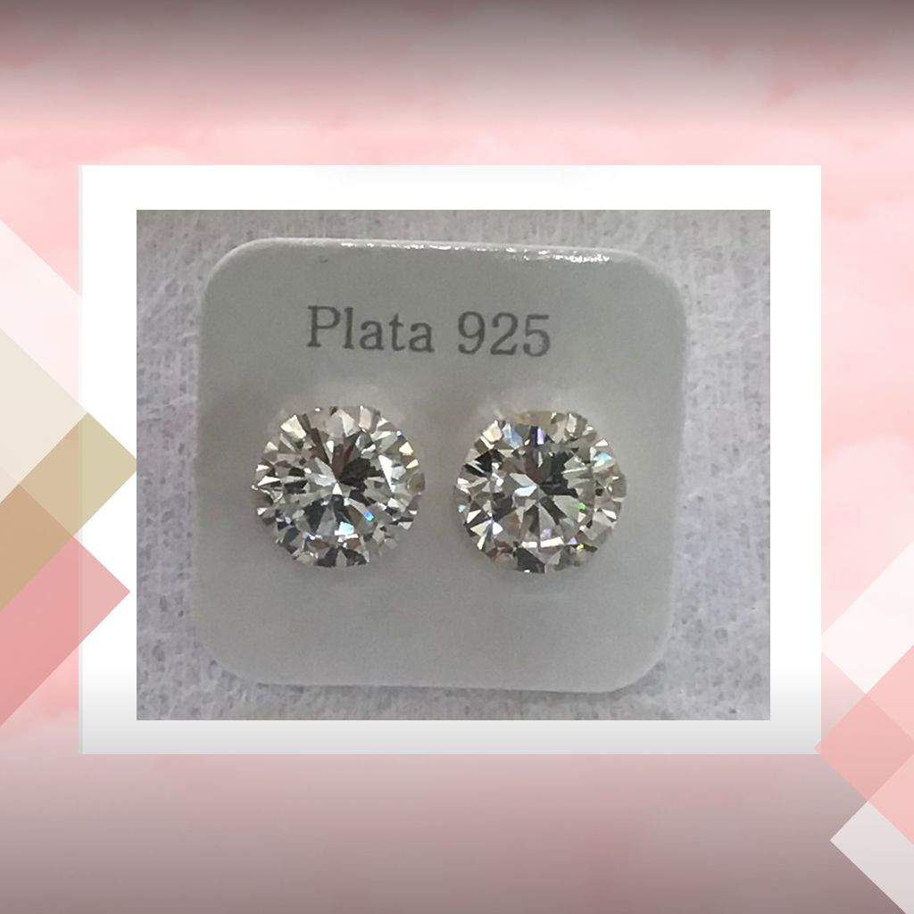 Aros cubic grandes. Plata 925